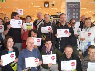 Maynooth branch of IFUT support Dunnes Workers 1