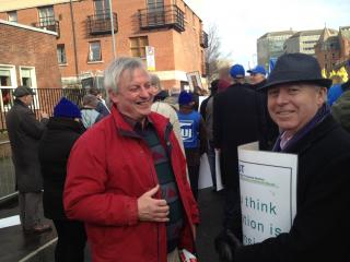 ICTU Lift The Burden Protest Dublin