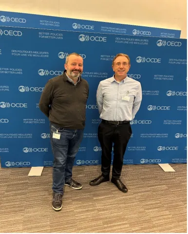 IFUT General Secretary Frank Jones and Assistant General Secretary David Miskell