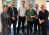 Left to Right:  Fiona Lee, Dr Michael Hinds (DCU), Dr John Walshe (TCD), Dr Grainne Healy, Frank Jones and  Dr Angela Flynn (UCC) and IFUT President