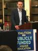 John Walsh (IFUT TCD) Speaking at the Coalition for Publicly-Funded Higher Education